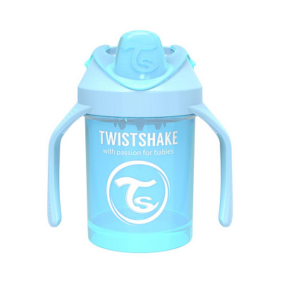 TWISTSHAKE Поильник MINI CUP PASTEL BLUE 230 мл.
