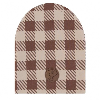 DEAR SOPHIE Шапка BEIGE CHECKER