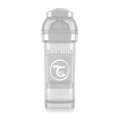 TWISTSHAKE Бутылочка антиколиковая БЕЛАЯ 260 мл.