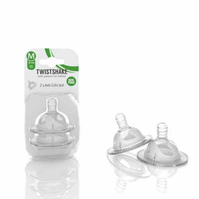 TWISTSHAKE Соска антиколиковая 2 шт., размер M, 2м+