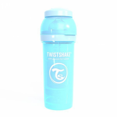 TWISTSHAKE Бутылочка антиколиковая PASTEL BLUE 260 мл.