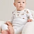 HAPPY BABY Легинсы на лямках молочные