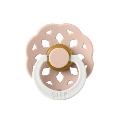 BIBS Соска-пустышка BOHEME LATEX BLUSH GLOW, 0-6 мес.