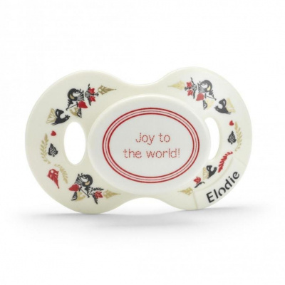 ELODIE Пустышка JOY TO THE WORLD 3м.+