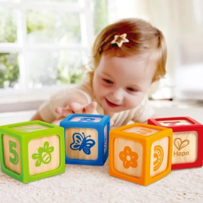 HAPE Деревянные кубики, 4 шт.