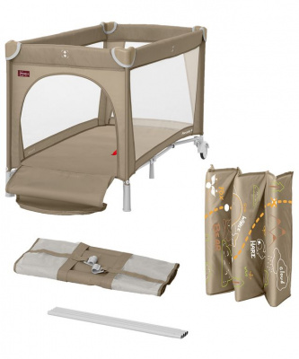 CARRELLO Кровать-манеж PICCOLO+ SAND BEIGE