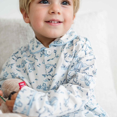 ATELIER BABBI Пижама "Toile de jouy blue"