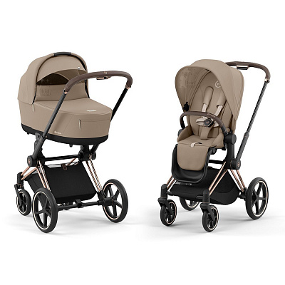 CYBEX Коляска PRIAM 4 ROSE GOLD COZY BEIGE