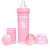 TWISTSHAKE Бутылочка антиколиковая PASTEL PINK 330 мл.