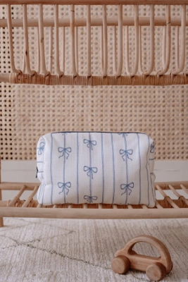 ATELIER BABBI Косметичка "Ribbon Blue"