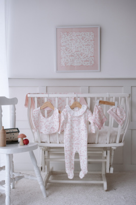 ATELIER BABBI Комплект для новорожденного розовый