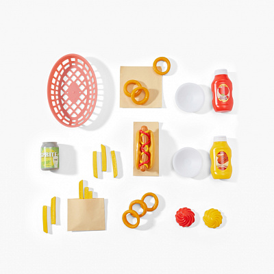 HAPPY BABY Набор еды "HOTDOG PARTY"