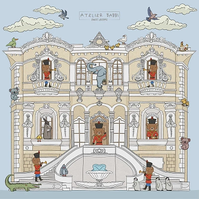 ATELIER BABBI Плед "Kucuksu mansion"