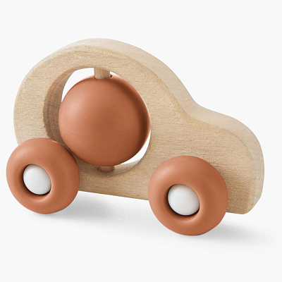 HAPPY BABY Прорезыватель силиконовый DARK ORANGE