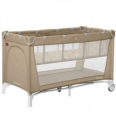CARRELLO Кровать-манеж PICCOLO+ SAND BEIGE